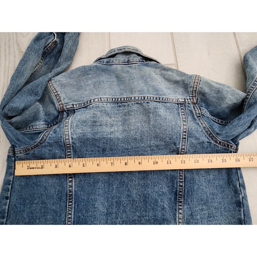 Despicable Me Minions Denim Jacket Kids Size 7-8 Boy Girl Blue Yellow Banana - Picture 7 of 7